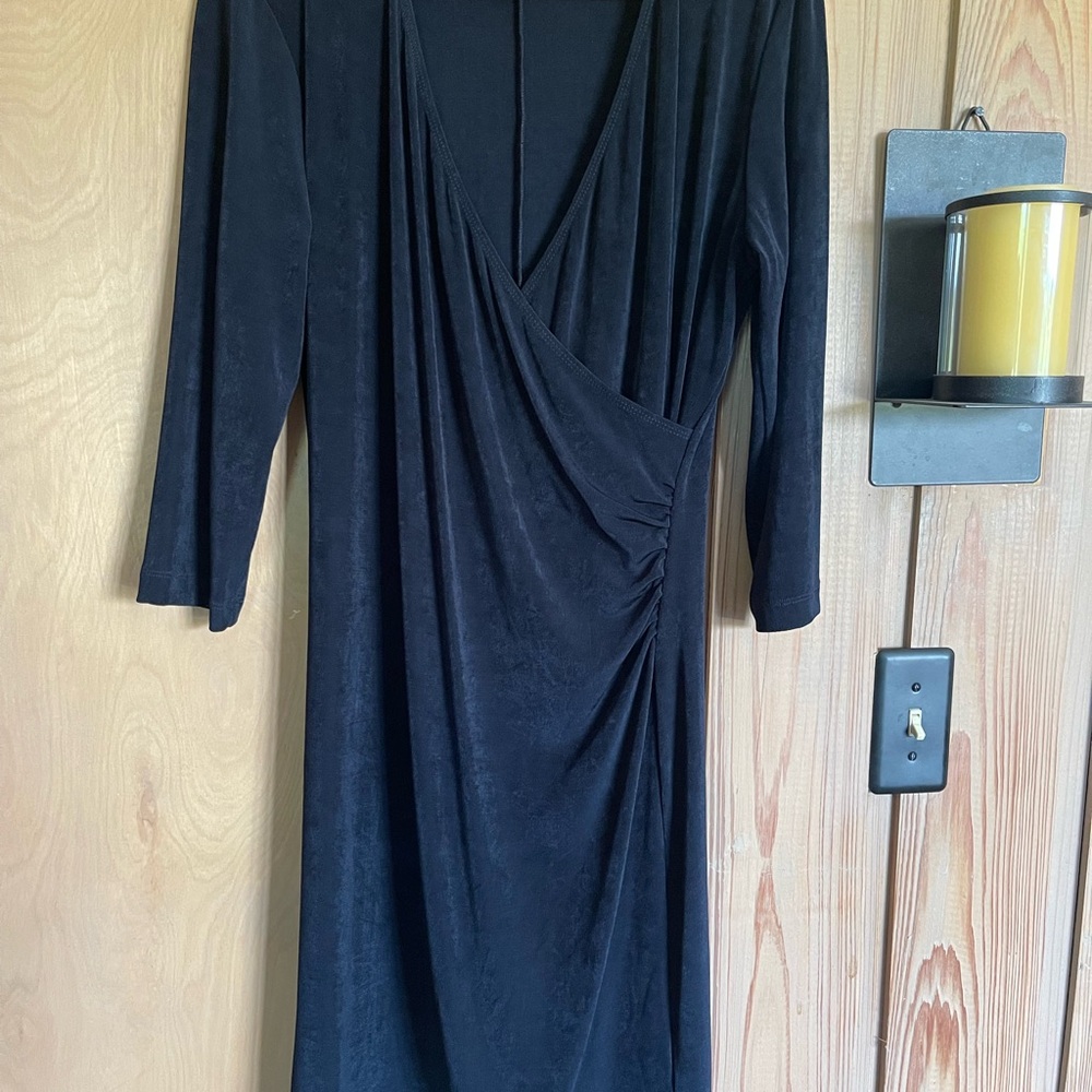 Chico Travelers Navy Long Sleeve Dress